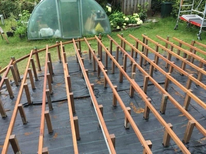 azobe piketten, Ophalen, Overige materialen, Bruin, Overige typen