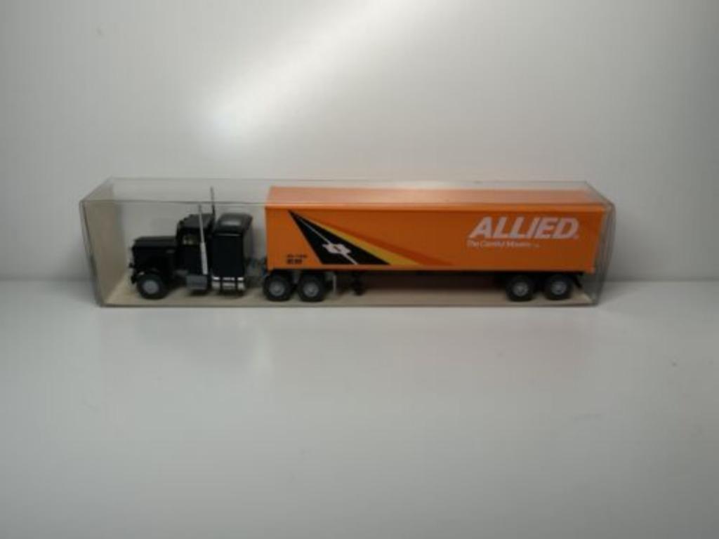 PETERBILT Truck Allied Movers 1/87 HO WIKING Neuf + Boite, Hobby en Vrije tijd, Ophalen of Verzenden, Nieuw, Bus of Vrachtwagen