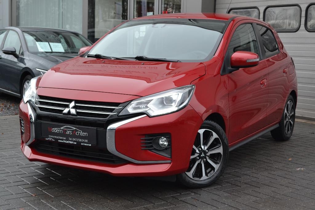 Mitsubishi Space Star 1.2 Essence AUTOMATIQUE 6 500 KM, Autos, Mitsubishi, Rouge, Achat, Euro 6, Entreprise