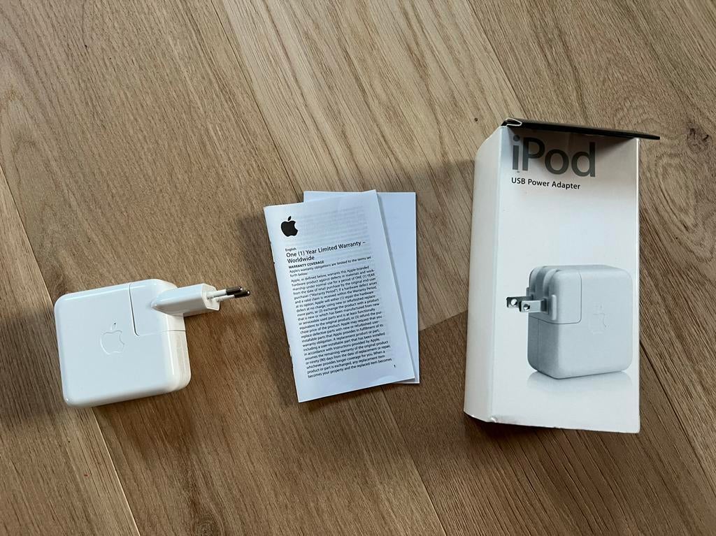 Apple iPod USB Power Adapter A1102, Enlèvement ou Envoi, Comme neuf, Alimentation, Mini