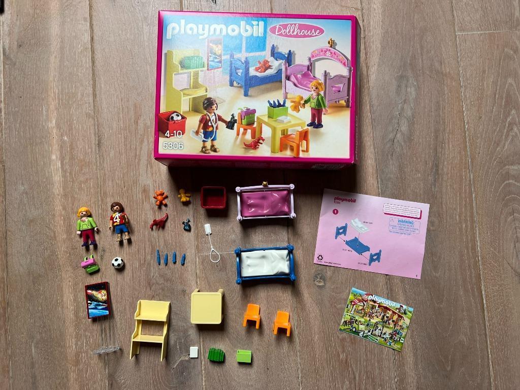 Playmobil Dollhouse kinderkamer met stapelbed set 5306, Enlèvement ou Envoi, Comme neuf, Ensemble complet