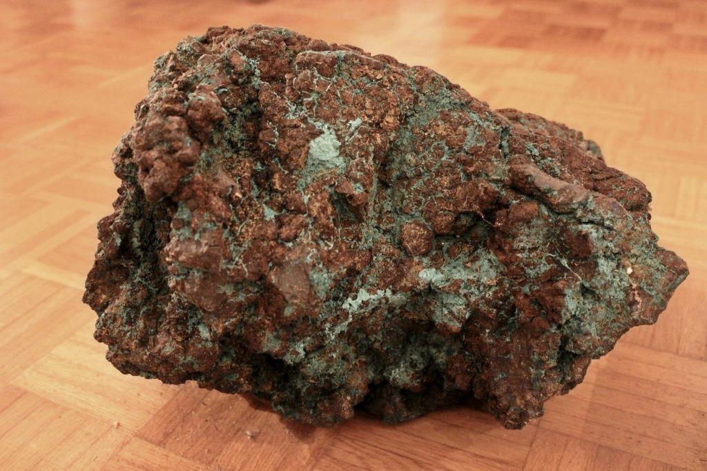 CUIVRE avec MALACHITE d'Allemagne XXXL 75 kg!!, Enlèvement, Minéral