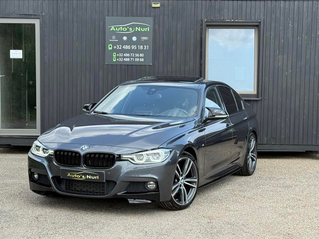 Bmw 320d lci sport automaat 12M GARANTIE leder navi pano, Auto's, BMW, Automaat, 4 deurs, Achterwielaandrijving, Leder