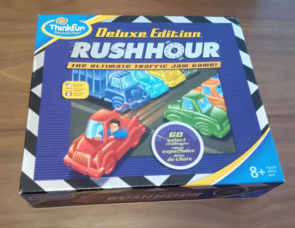 Rush Hour Deluxe Gezelschapsspel, Ophalen of Verzenden, Gebruikt, Thinkfun