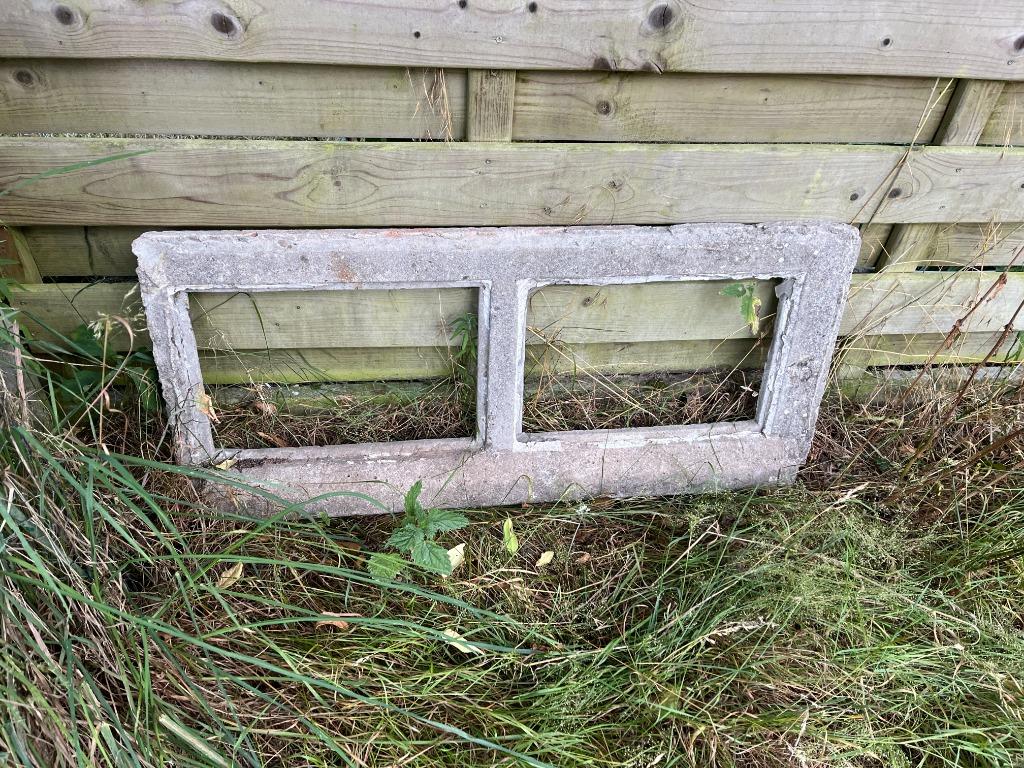 betonkader garage venster, Doe-het-zelf en Bouw, Glas en Ramen, Ophalen, Gevelraam of Ruit, Gebruikt, Minder dan 80 cm