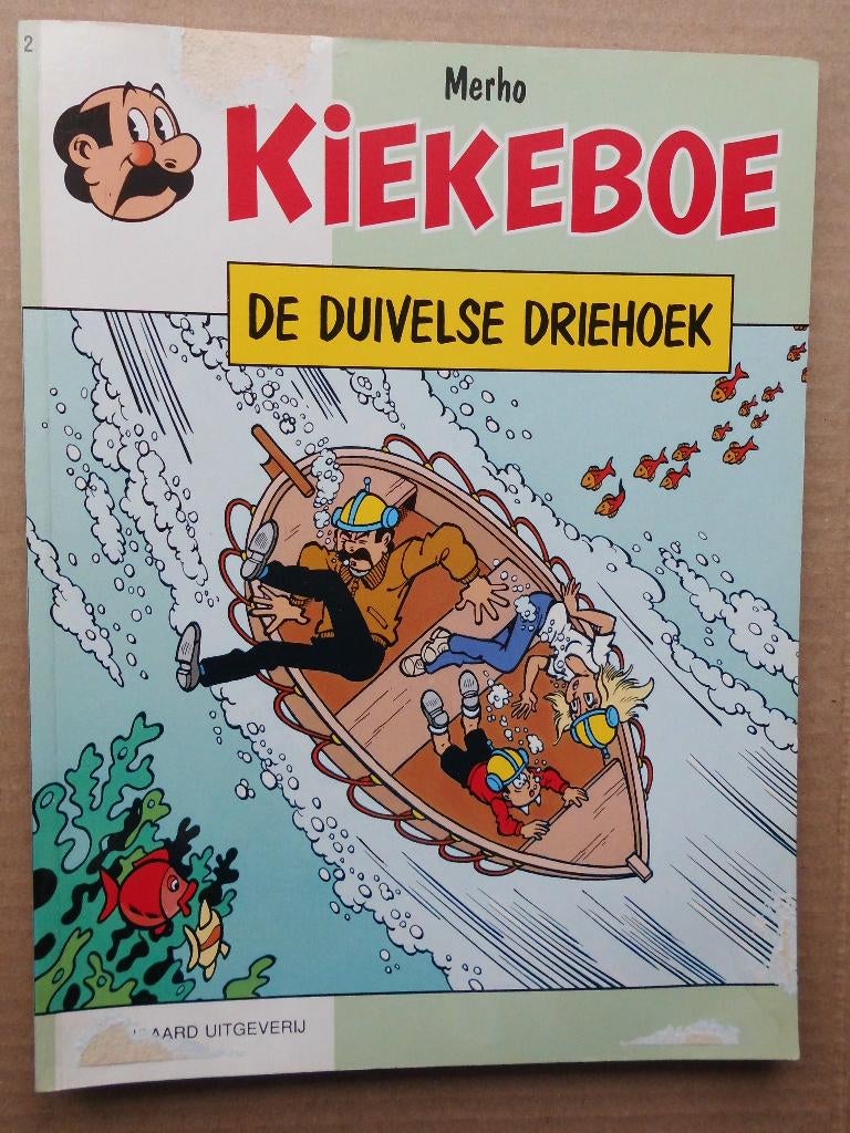 Kiekeboe - De duivelse driehoek, Boeken, Ophalen of Verzenden, Gelezen, Merho - kiekeboe