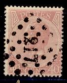 Belg. 1865 - Leopold I nr 20, Verzenden, Gestempeld