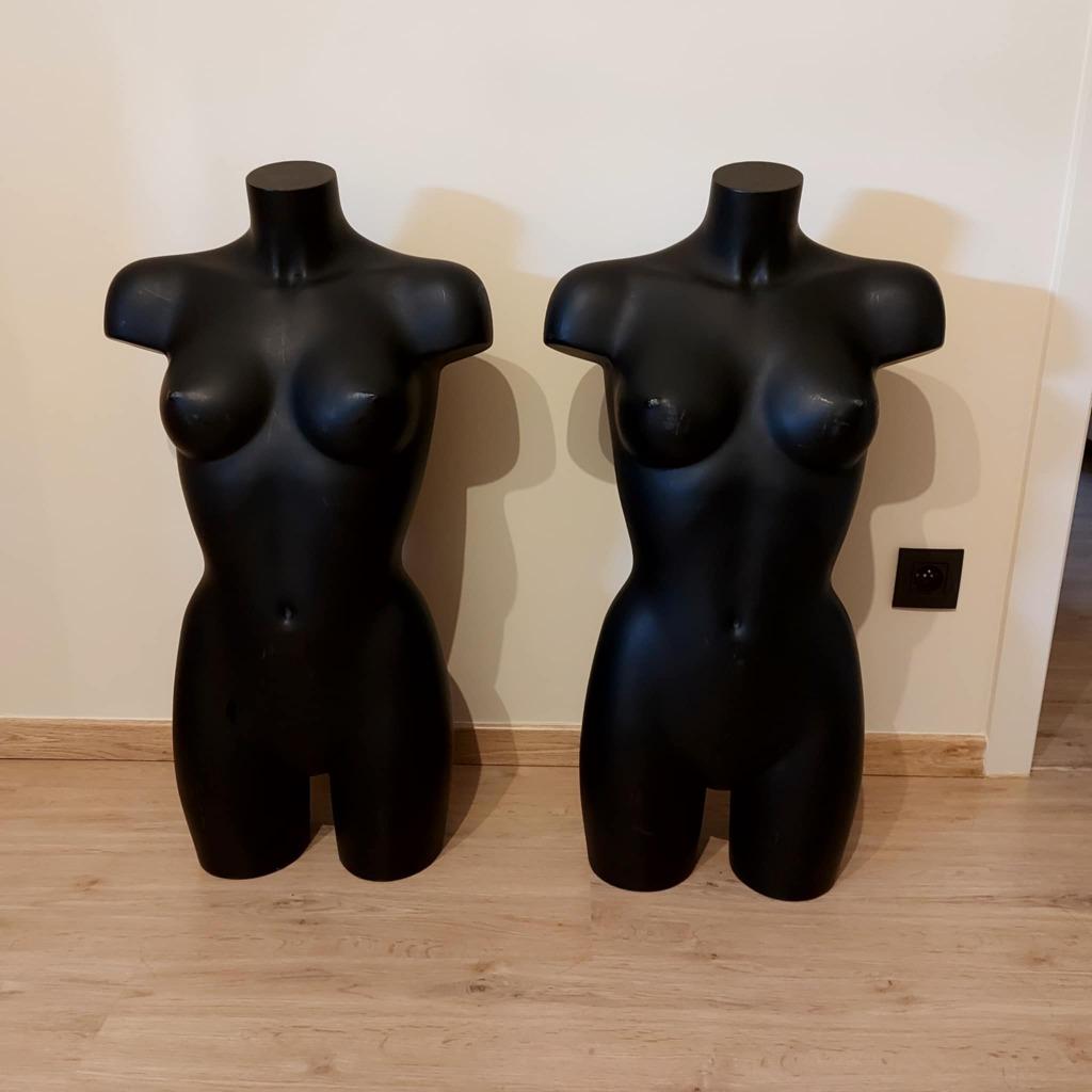 Mannequin - poupée à coudre - buste - mannequin - 2 pièces, Enlèvement, Utilisé, Mannequin