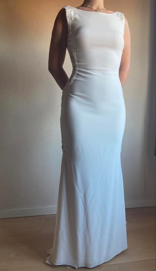 BIEDEN:Trouwkleed trouwjurk bruidskleed bruidsjurk Pronovias, Kleding | Dames, Ophalen of Verzenden, Zo goed als nieuw, Maat 36 (S)