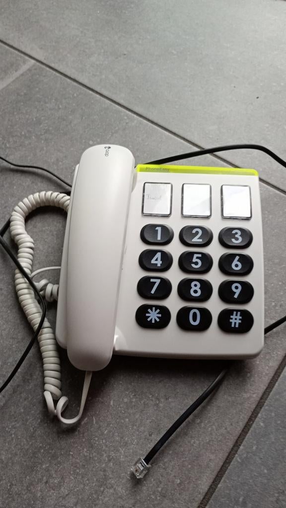 Doro vaste telefoon met fototoetsen, Ophalen