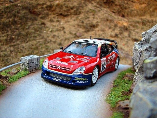 Citroen Xsara WRC #18 Loeb, Winner Monte Carlo 2003 - IXO, Ophalen of Verzenden, Zo goed als nieuw, Auto, Overige merken
