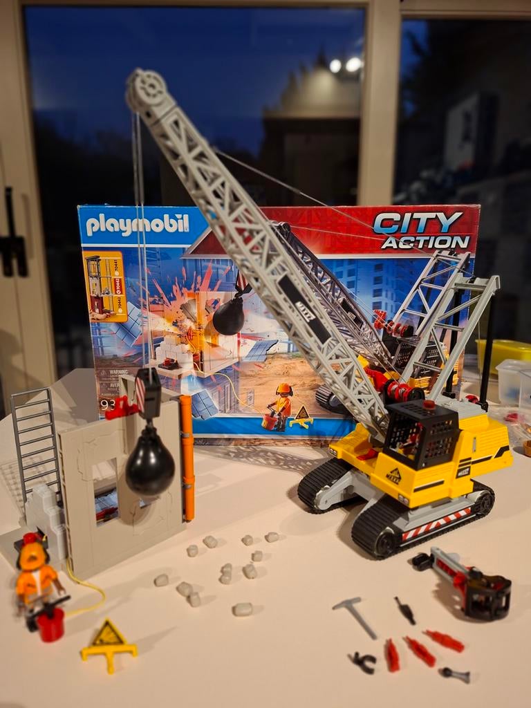 Playmobil city action kabelgraafmachine -70442, Ophalen