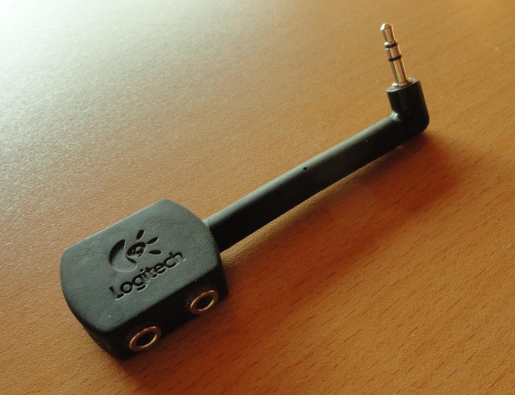 Logitech jack splitter kabel, Ophalen, Gebruikt, Minder dan 2 meter, Overige kabels