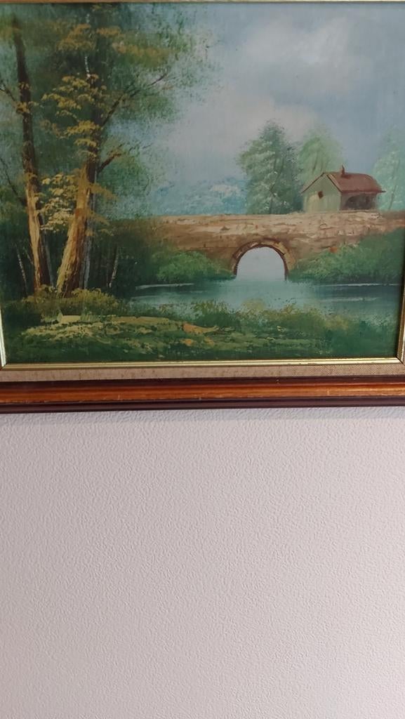 Olieverfschilderij .zou van p Wilson zijn? 30 op 25, Antiquités & Art, Enlèvement