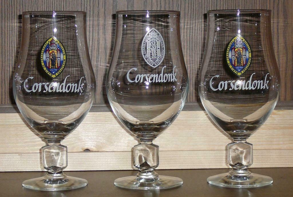 3 glazen  CORSENDONK   (m)(doos 2), Verzamelen, Ophalen of Verzenden