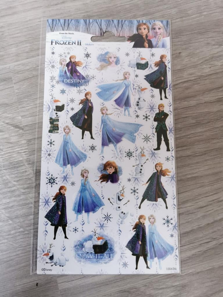 Glitter stickers Frozen 2, Ophalen of Verzenden, Nieuw, Knutselen