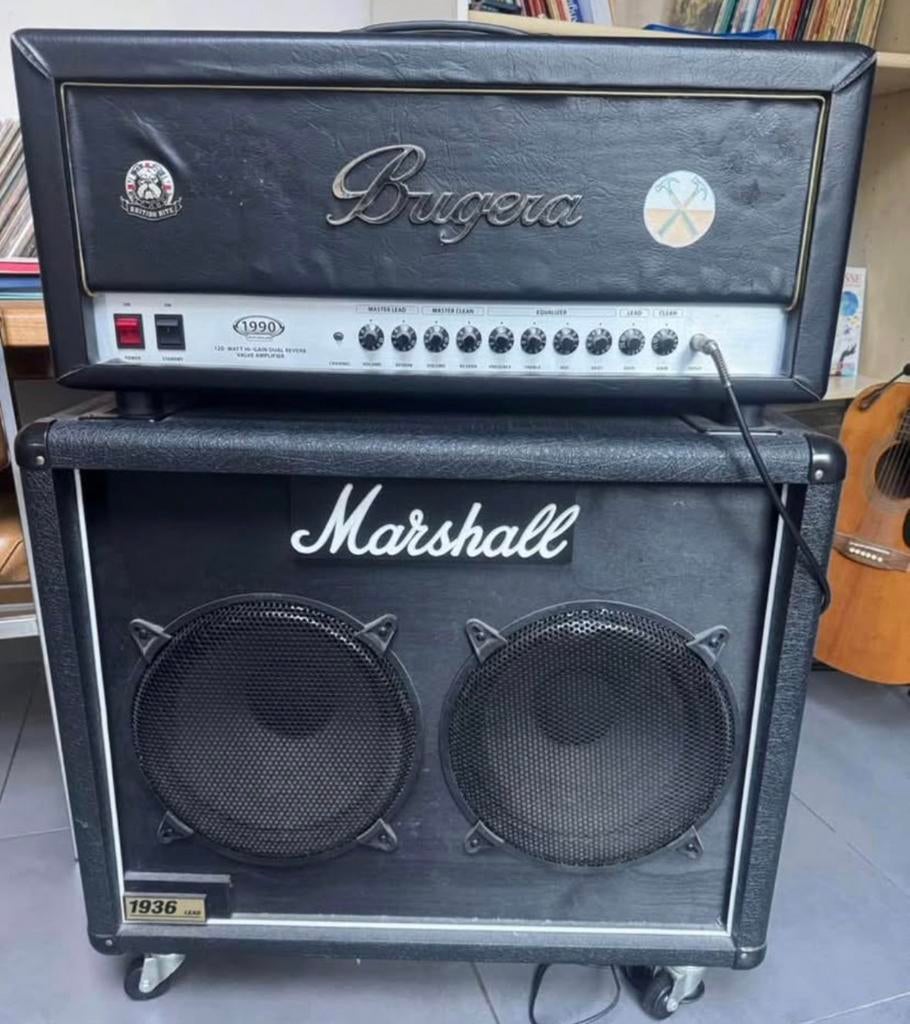 Ampli à lampes 120 watts avec cabinet 2x12, Musique & Instruments, Enlèvement, Comme neuf
