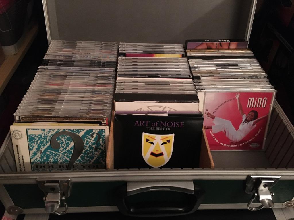 173 CDS (70/80/90 ALBUMS MAXI SINGLES) + flightcase + LISTE, Enlèvement, Utilisé, Dance populaire
