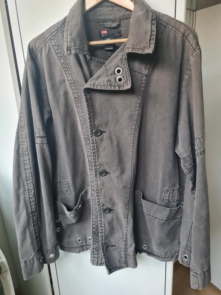 Veste homme gris Diesel automne Taille L, Enlèvement ou Envoi, Diesel, Gris, Taille 52/54 (L)