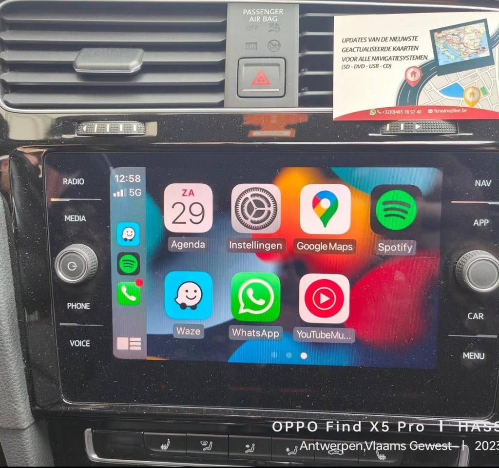 Carplay activeren  VW Skoda Seat Porsche, Ophalen of Verzenden, Zo goed als nieuw