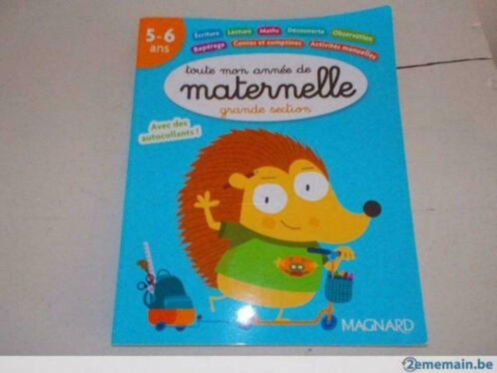 livre 5-6 ans maternelle, Enlèvement