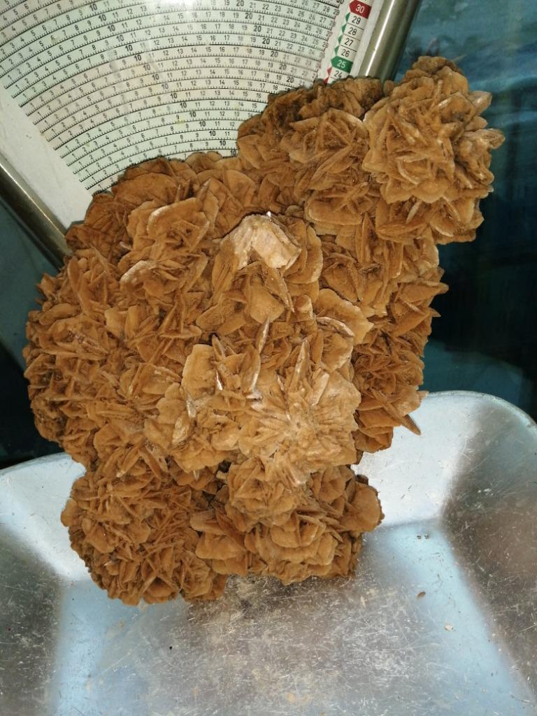 Grosse rose des sables 4,8kg, Collections, Minéraux & Fossiles, Enlèvement, Minéral