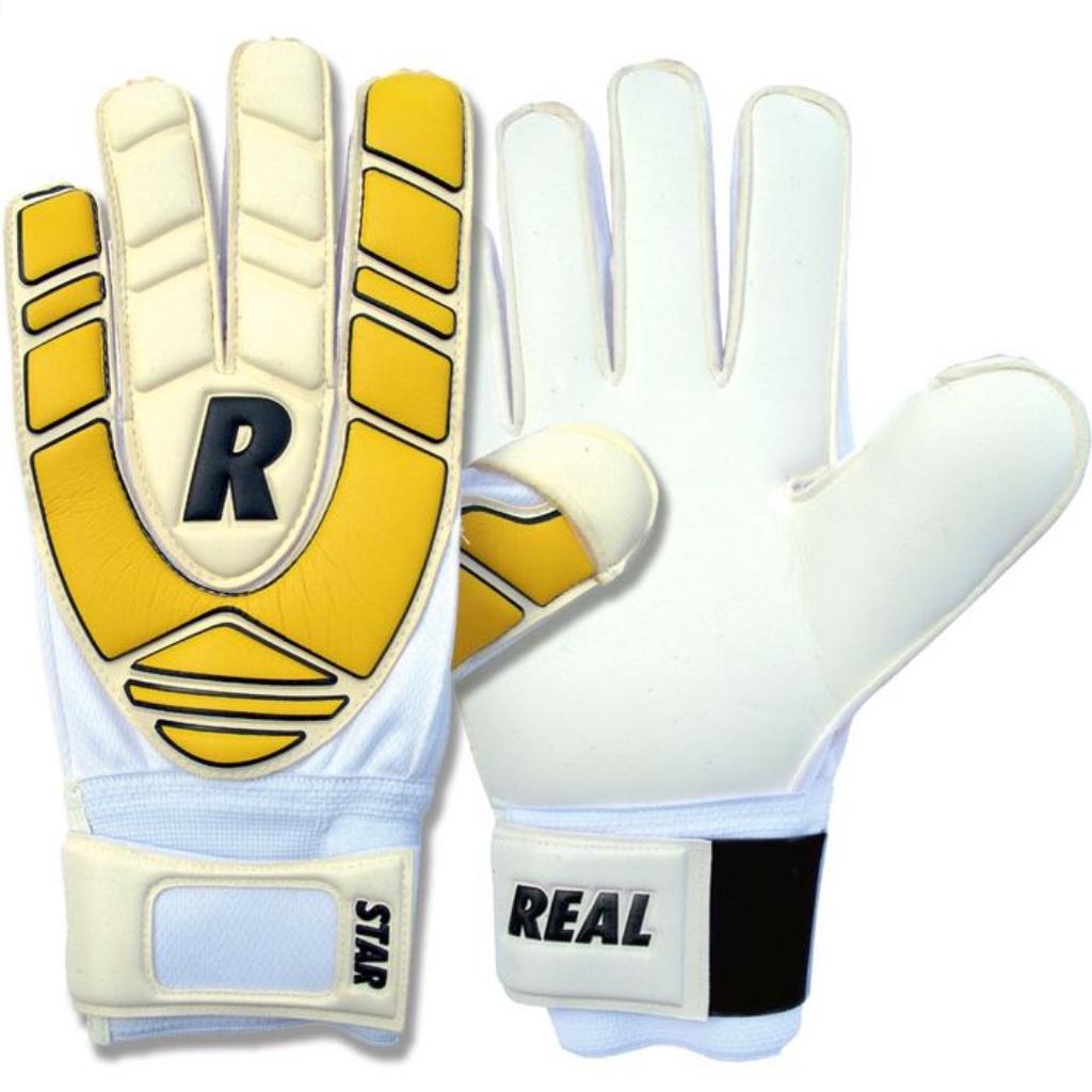 Nike Real Star Keeper handschoenen (Voetbal keeper), Maat 48/50 (M), Wit, Nike, Nieuw