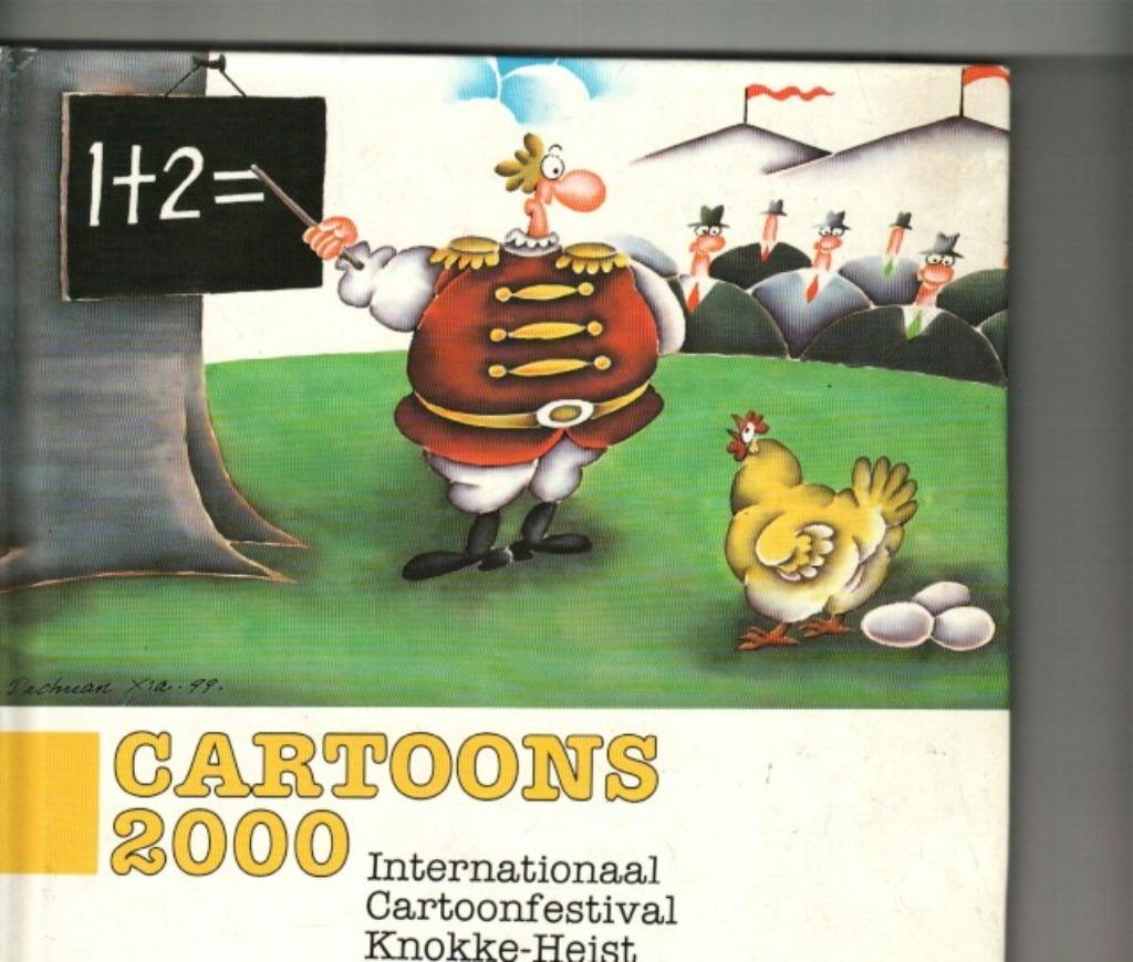 Cartoons 2000 Internationaal cartoonfestival knokke heist, Boeken, Ophalen of Verzenden, Cartoons