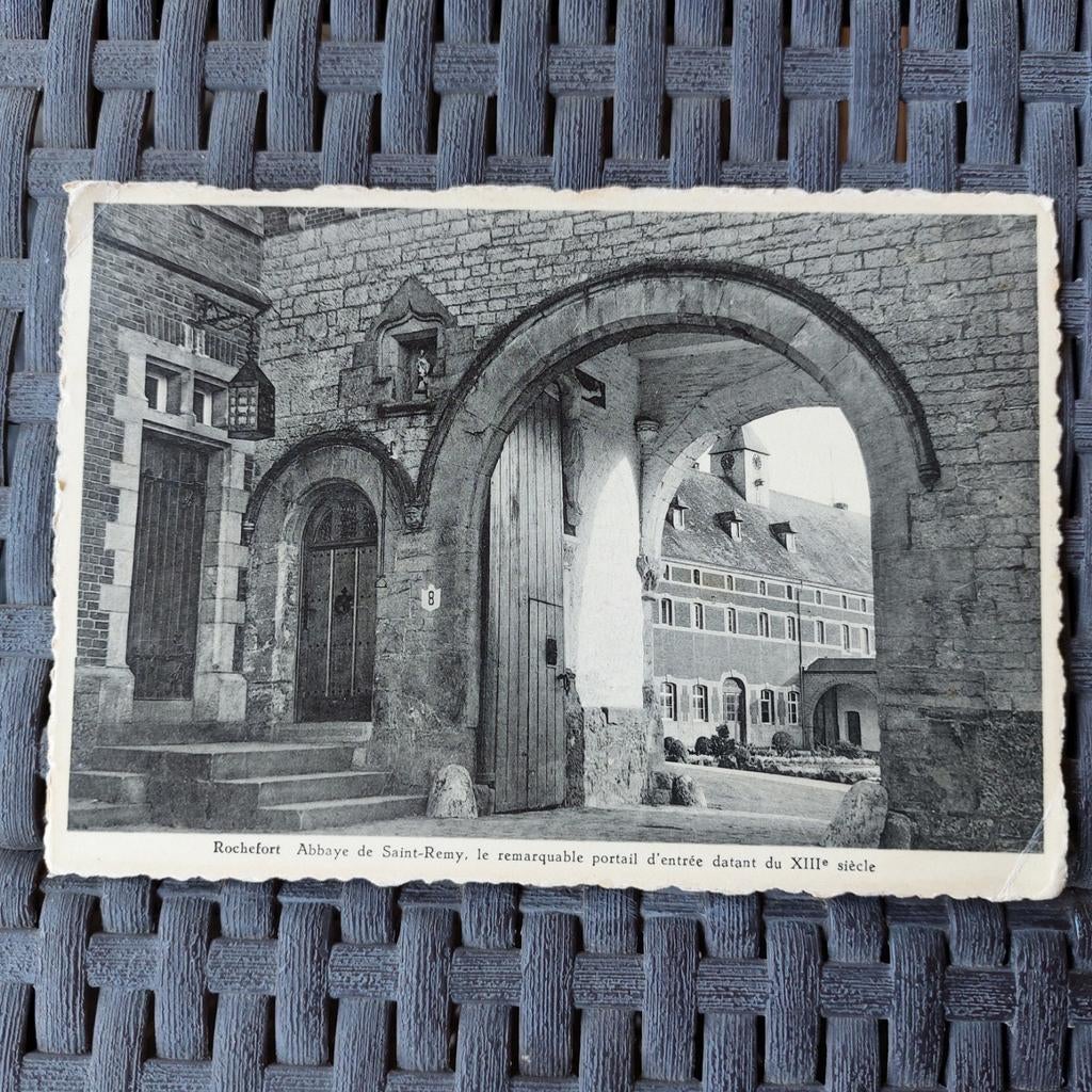 Oude postkaart  Rochefort : Abbaye st Rémy, Verzamelen, Ophalen of Verzenden