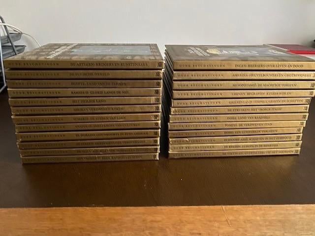 Set van 24 stuks, boeken oude beschavingen, Boeken, Ophalen, 19e eeuw, Nieuw, Overige gebieden