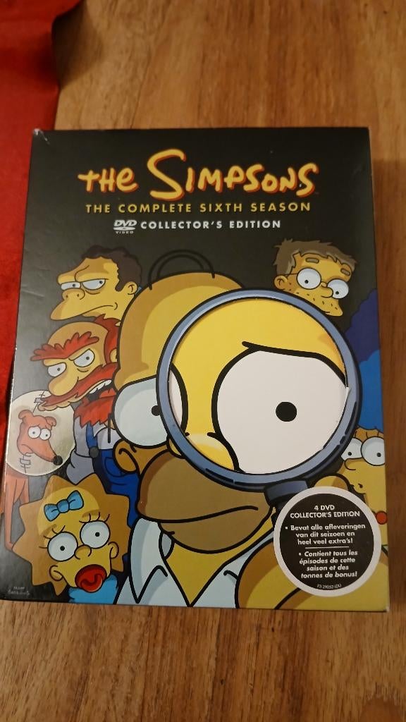The Simpsons tv-serie boxset 4 dvd's, Alle leeftijden, Boxset, Ophalen of Verzenden, Zo goed als nieuw