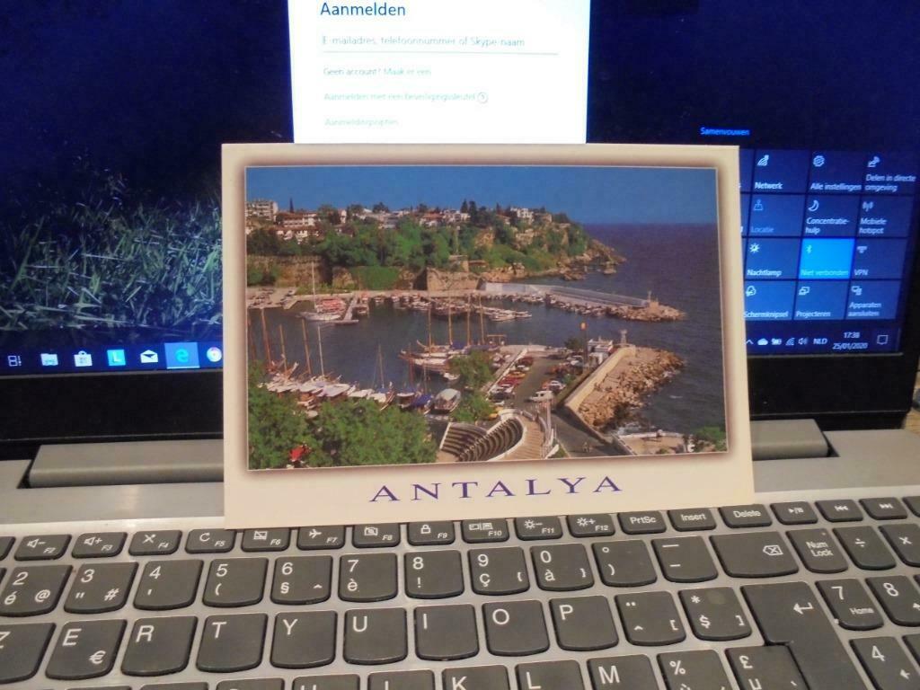 Antalya, Enlèvement ou Envoi, Non affranchie