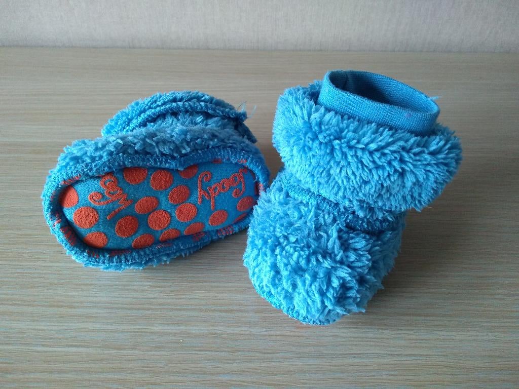 ✩ 0/6M - Woody Pantoffels, Kinderen en Baby's, Babykleding | Schoentjes en Sokjes, Ophalen of Verzenden, Zo goed als nieuw, WOODY