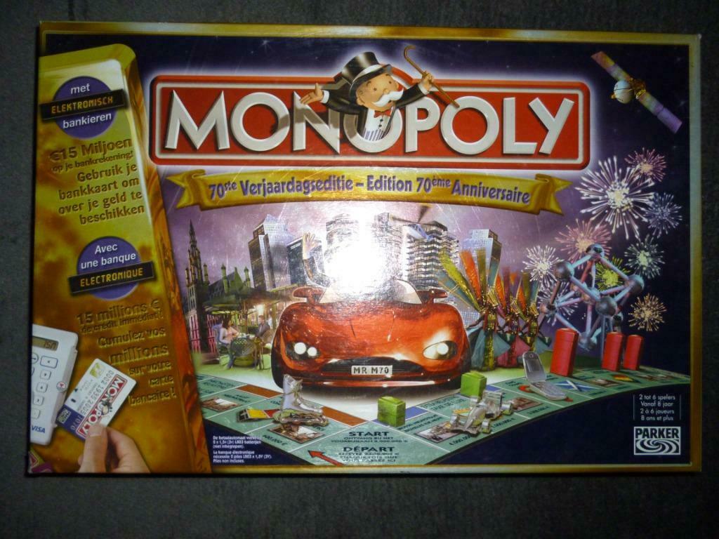 Monopoly 70ste Verjaardagseditie, Hobby en Vrije tijd, Ophalen, Gebruikt