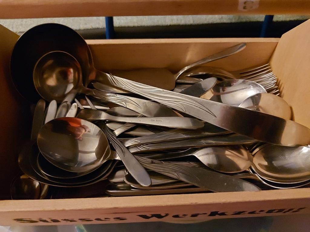 Gero Zilmeta 520 mango bestek, Huis en Inrichting, Keuken | Bestek, Ophalen of Verzenden, Gebruikt