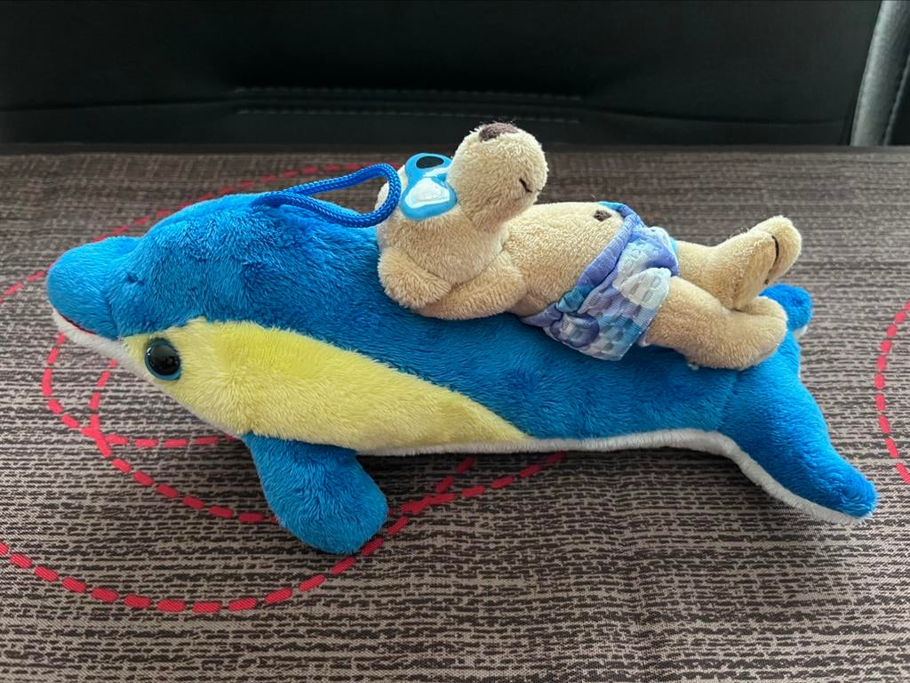Knuffel dolfijn, Ophalen of Verzenden, Zo goed als nieuw