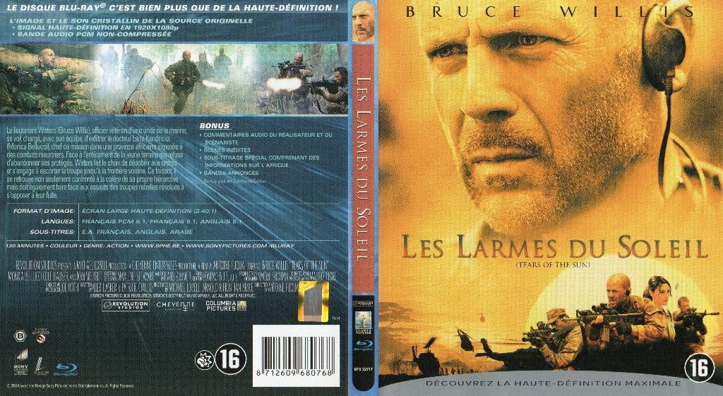 les larmes du soleil (tears of the sun) (blu-ray) neuf, CD & DVD, Blu-ray, Enlèvement ou Envoi, Comme neuf, Action