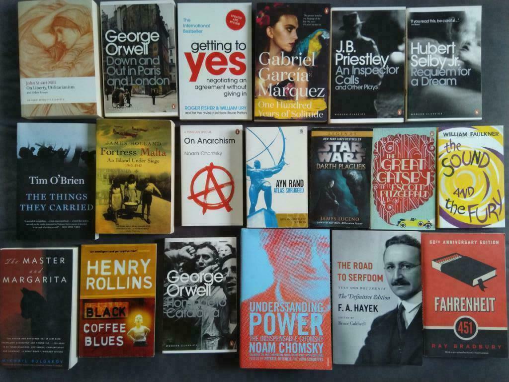 Verschillende Engelstalige boeken, Ophalen, Gelezen