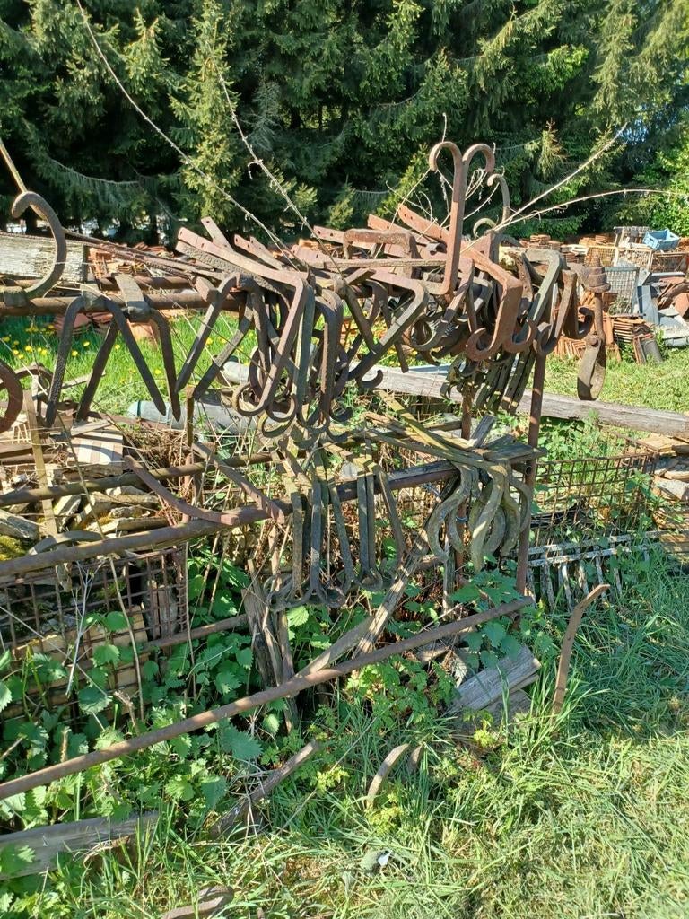 oude muurankers, Ophalen