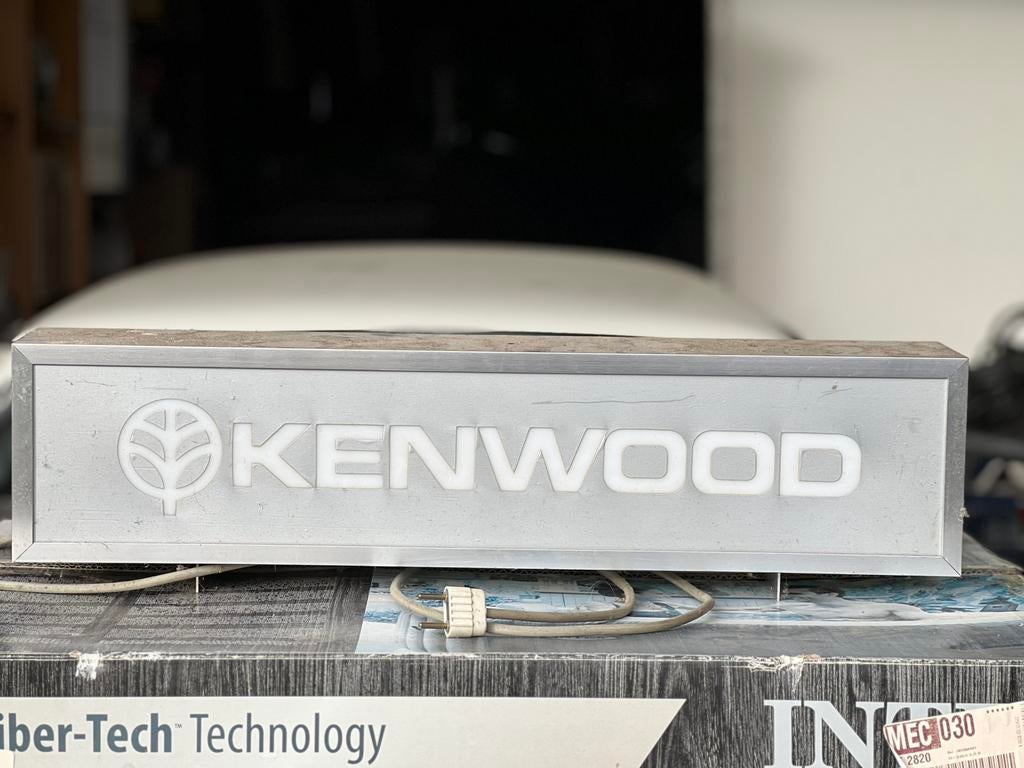 Unieke vintage lichtreclame Kenwood, Collections, Marques & Objets publicitaires, Comme neuf, Enlèvement ou Envoi
