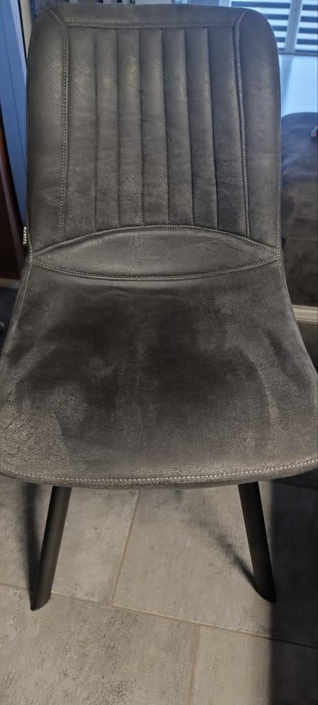 Chaises de salle à manger, Enlèvement, Utilisé, Gris, Cinq, Six Chaises ou plus