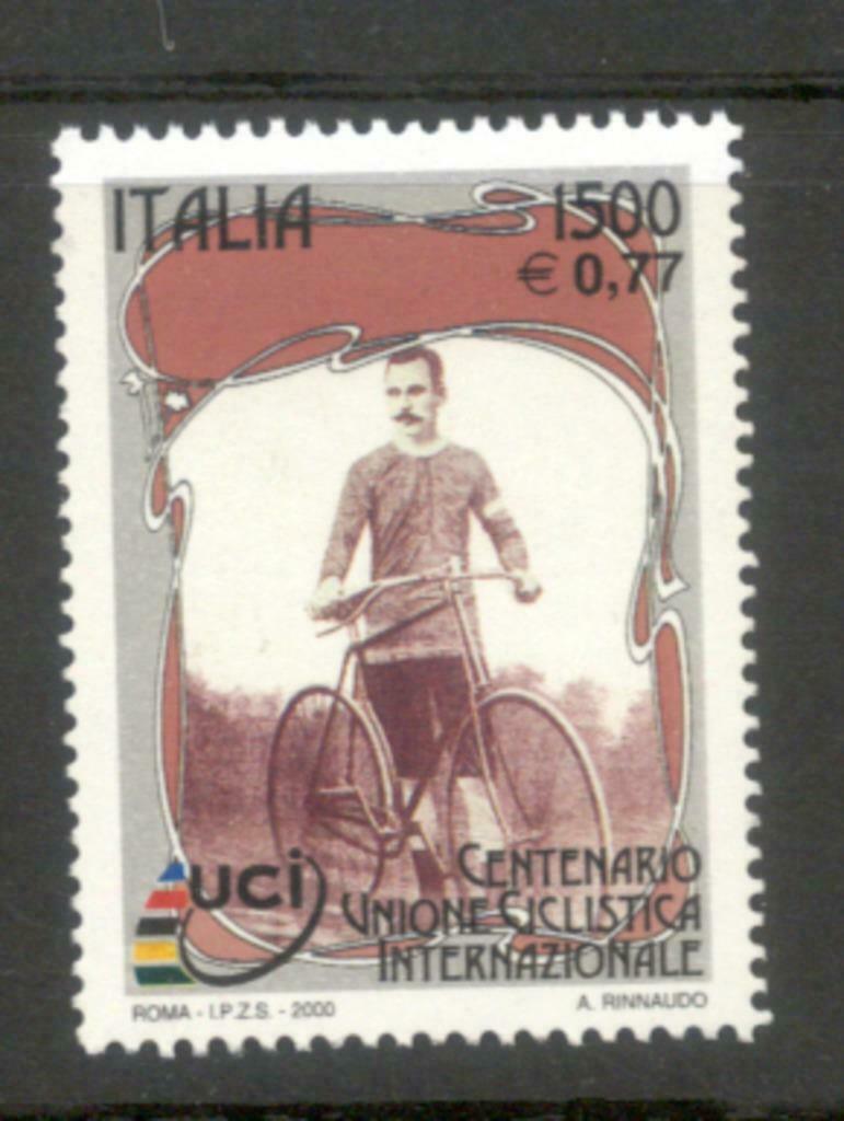 ITALY 2000 Eeuwfeest Internationale fietsbond **, Verzenden, Postfris