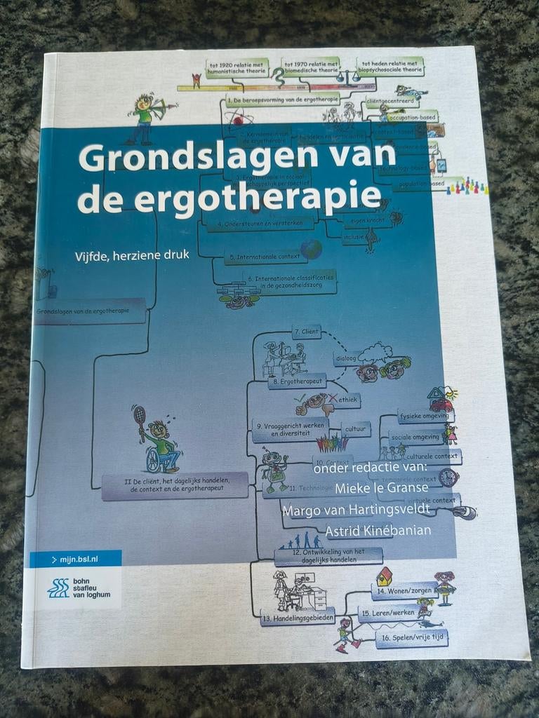Boek grondslagen van de ergotherapie, Ophalen of Verzenden