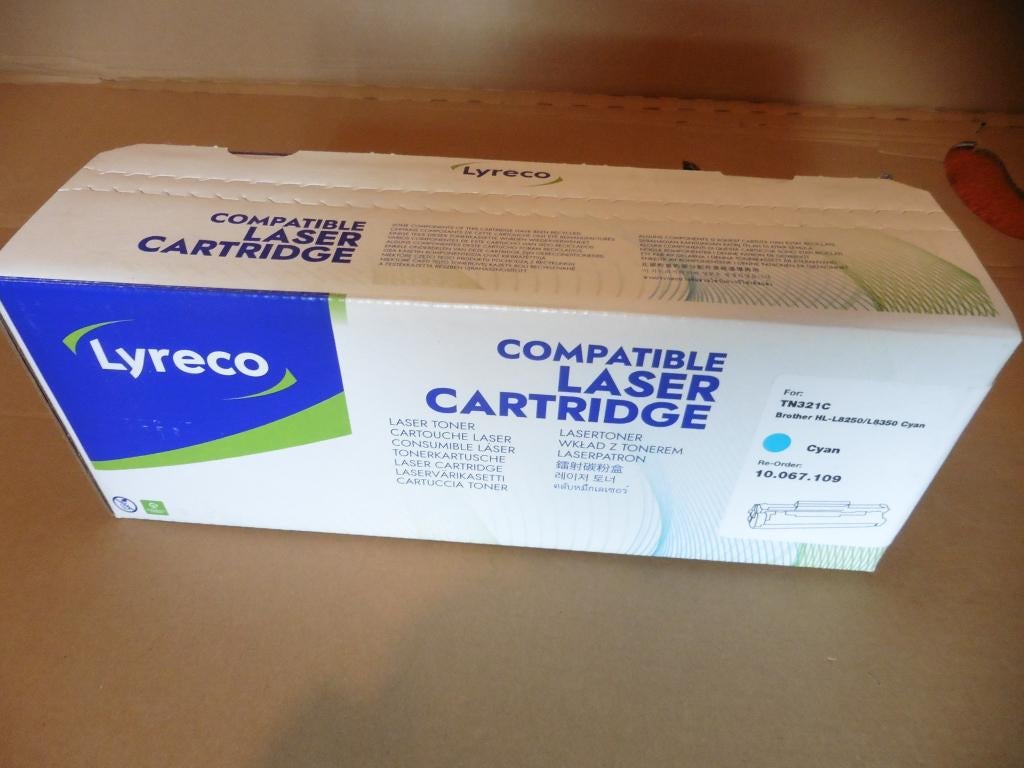 Brother TN-321 cyan toner compatible, Ophalen of Verzenden, Nieuw, Toner, Huiswerk