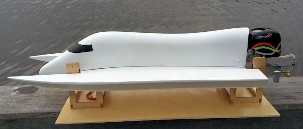 Bouwplan Formula 1 Powerboat, Hobby en Vrije tijd, Modelbouw | Boten en Schepen, Nieuw, Ophalen of Verzenden