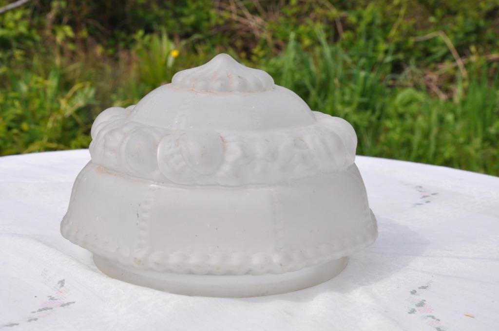 globe coupe de lustre en verre opaque, Enlèvement ou Envoi