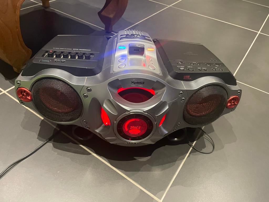 Boombox, Ophalen, Gebruikt