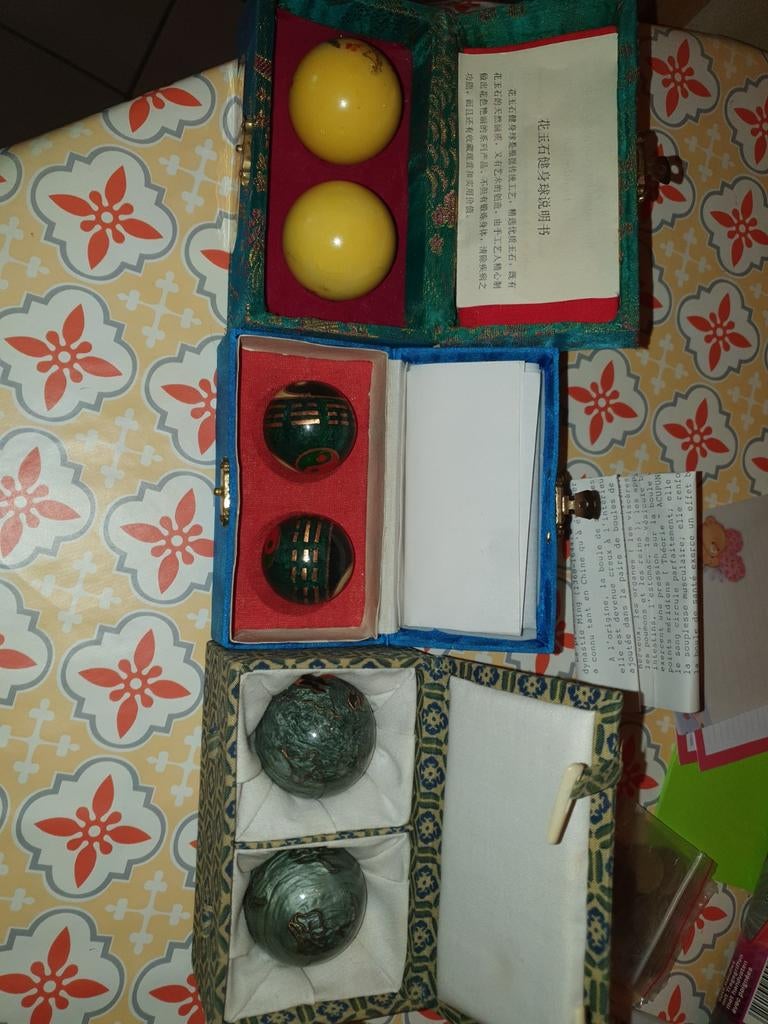 Boules de santé chinoises, Enlèvement