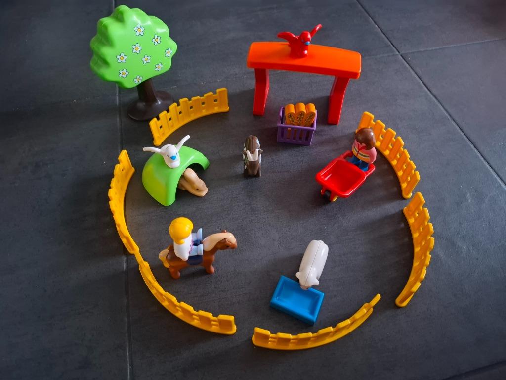Playmobil 1-2-3 boerderij (6963), Kinderen en Baby's, Ophalen, Zo goed als nieuw, Complete set