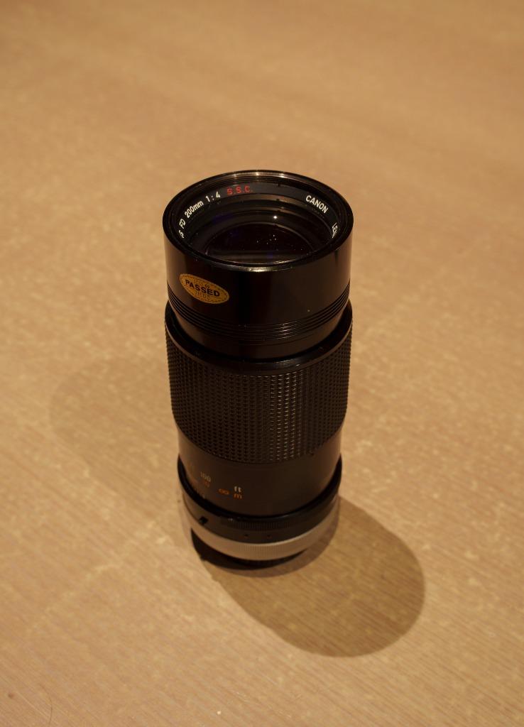 Canon Fd 200 mm 1:4 f/4 SSC, Audio, Tv en Foto, Ophalen of Verzenden, Refurbished, Spiegelreflex, Canon